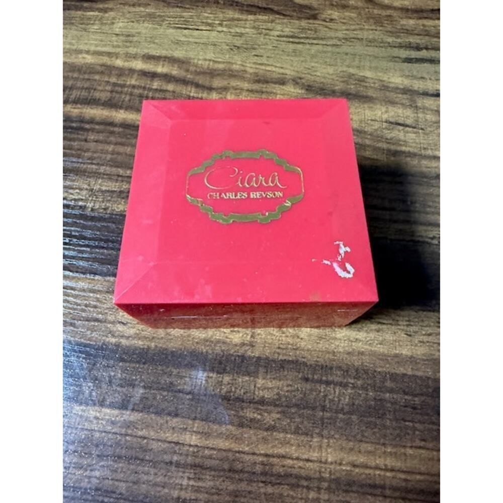 Vintage Ciara Charles Revson Velvet Dusting Powder 2 oz Red Box Sealed